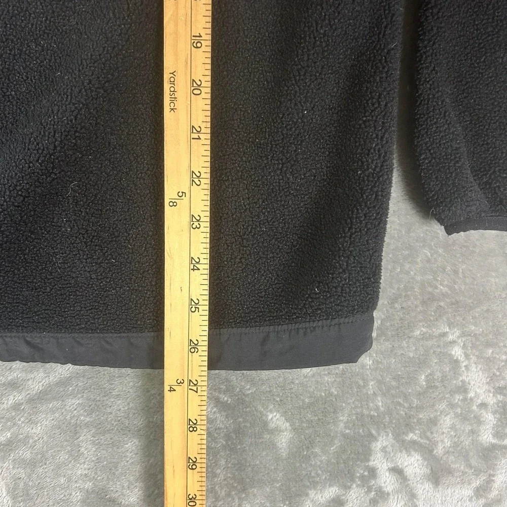 The North Face Jacket Mens Medium Black Fleece Full Zip Polartec Outdoor